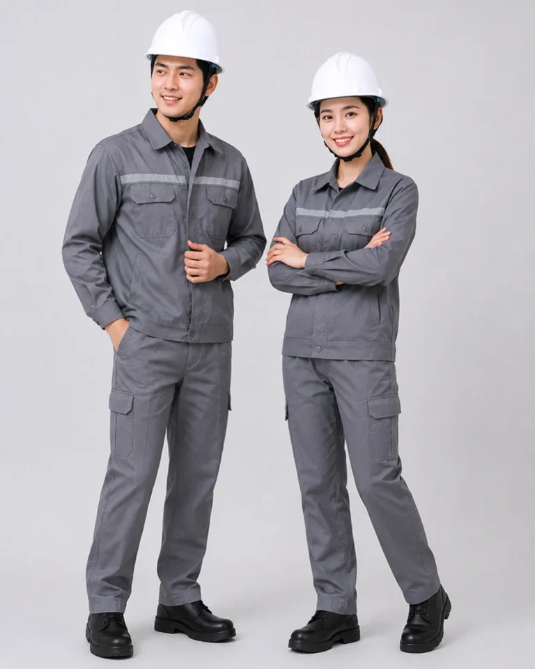 Mũ bảo hộ lao động 3 gân màu trắng