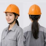 Mũ bảo hộ lao động màu cam tươi
