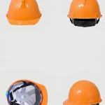 Mũ bảo hộ lao động màu cam tươi
