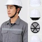Mũ bảo hộ lao động màu trắng