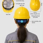 Mũ bảo hộ lao động màu vàng