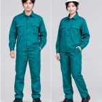 Quần áo bảo hộ lao động màu xanh ngọc bích