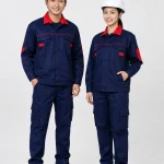 Quần áo bảo hộ vải Kaki màu xanh navy