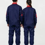 Quần áo bảo hộ vải Kaki màu xanh navy