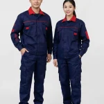 Quần áo bảo hộ vải Kaki màu xanh navy