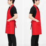 Tạp dề giả gile cổ vest cài một cúc