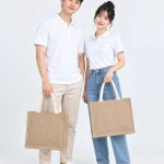 Túi tote đay tự nhiên