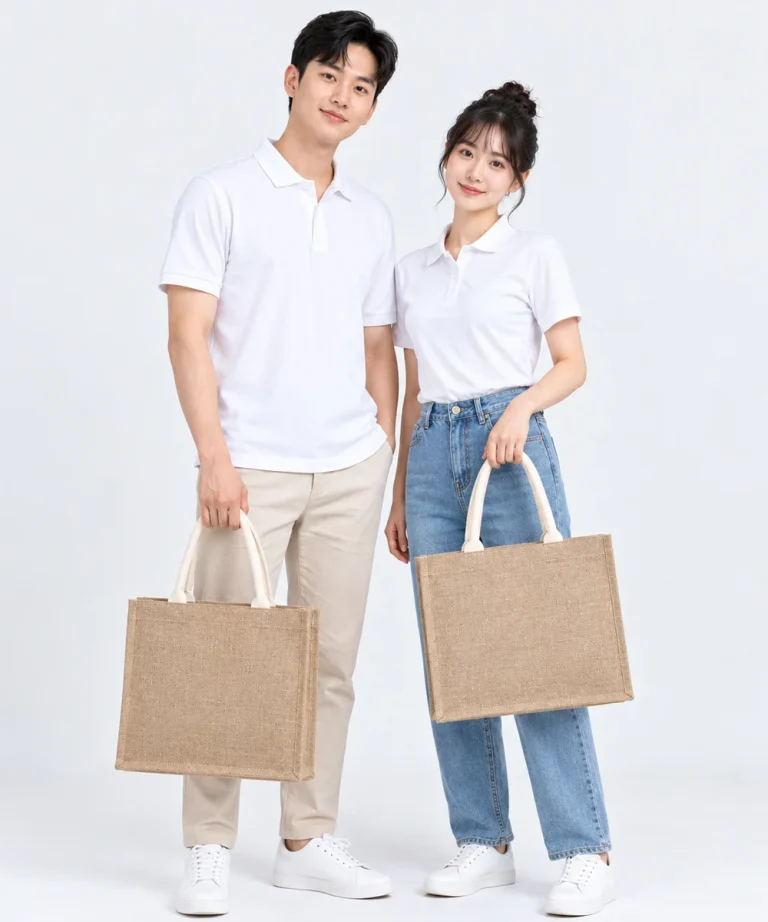 Túi tote đay tự nhiên