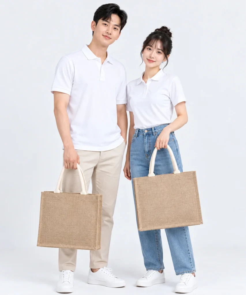 Túi tote đay tự nhiên