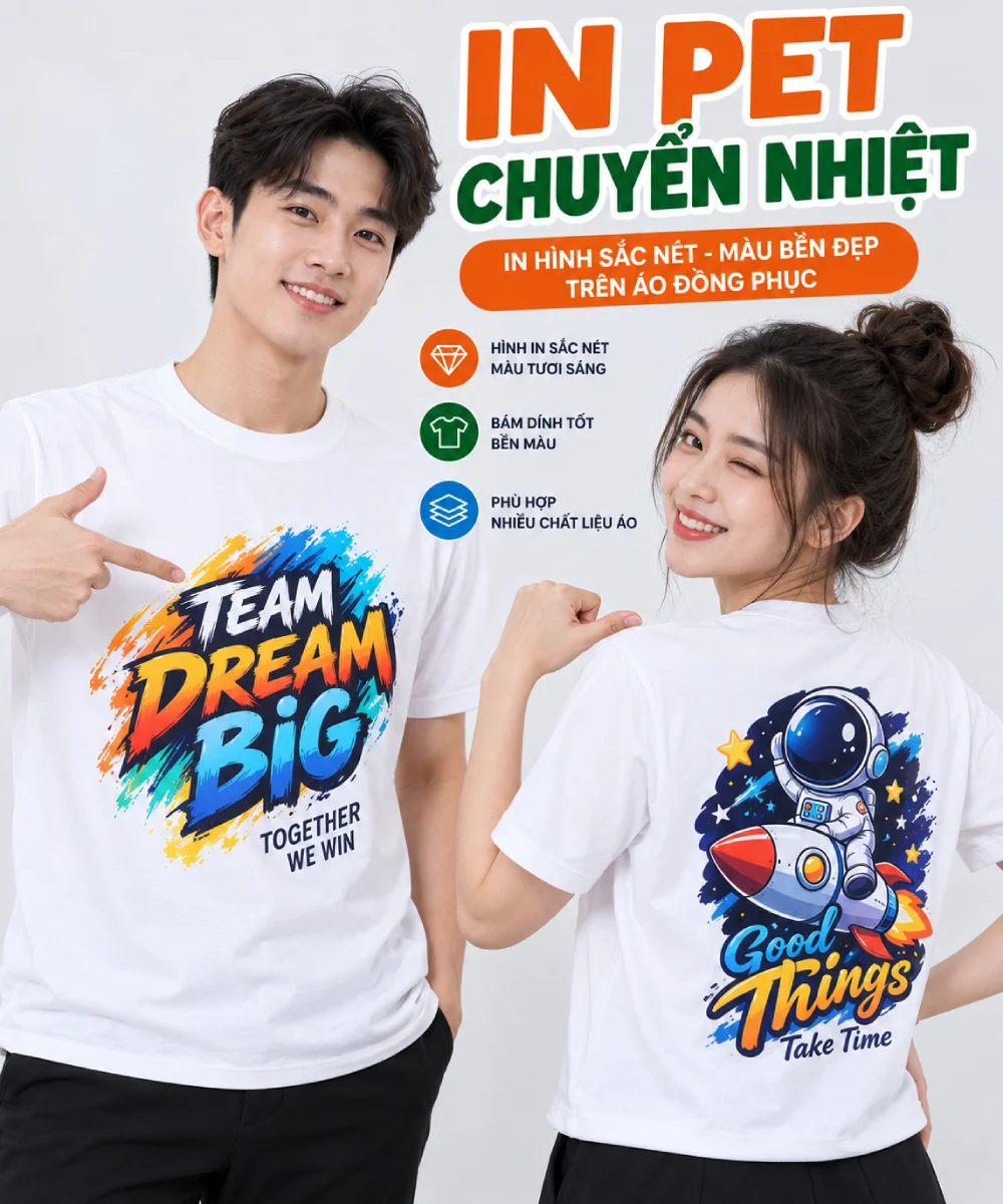 in Pet chuyển nhiệt
