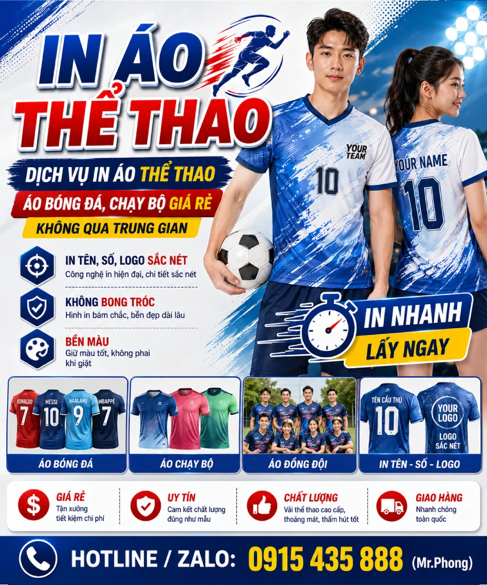 In áo thể thao